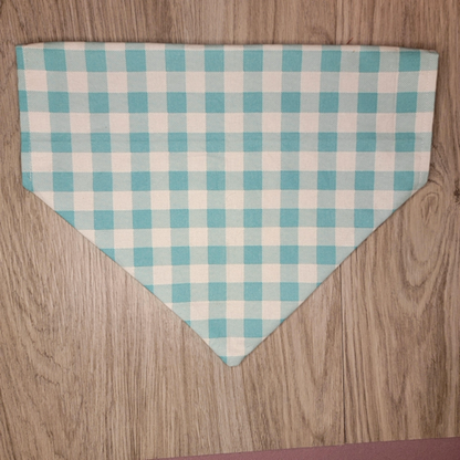 Doggie Bandana - Blue Checker