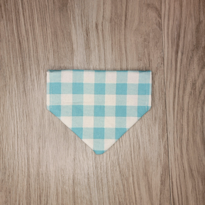 Doggie Bandana - Blue Checker