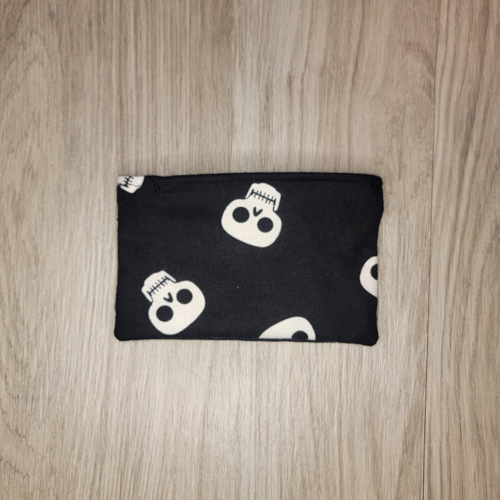 Zipper Pouch - Skulls and Ghosts